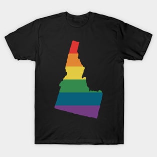 Idaho State Rainbow T-Shirt